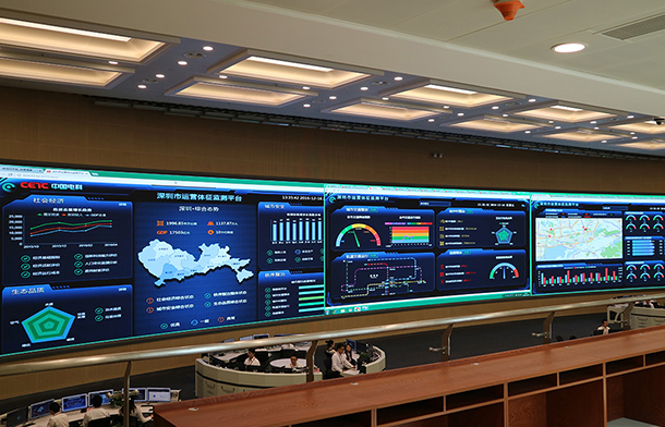 control center fine-pitch led display